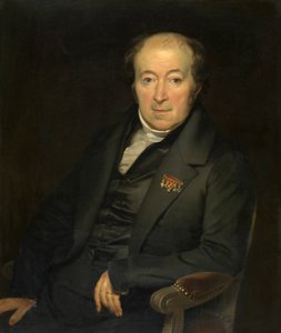 El pintor Mattheus Ignatius van Bree (óleo sobre lienzo) de Anton van Ysendyck