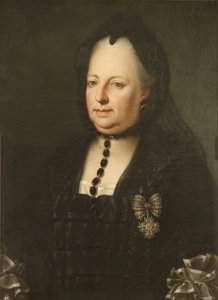 María Teresa vestida de luto de Anton von Maron