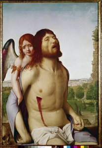 El Cristo muerto sostenido por un ángel de Antonello da Messina