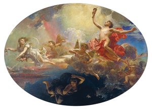El triunfo del día sobre la noche precedido por el alba