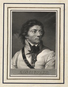 Retrato de Tadeusz Kosciuszko 1746-1817 de Antoni Oleszczynski
