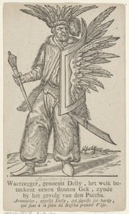 Deli del séquito del bajá otomano Waerzegger, llamado Delly, que significa Loco travieso, siendo parte de la comitiva de la Paccha (título sobre objeto) de Antoni van Leest