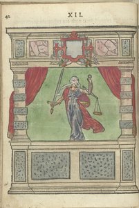Personificación de la justicia de Antoni van Leest