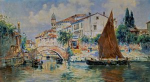 Vista de Venecia de Antonia Maria de Reyna Manescau