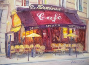 Café le Terminus, 2010 de Antonia Myatt