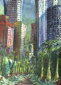 Rascacielos, Hong Kong, 1997 de Antonia Myatt