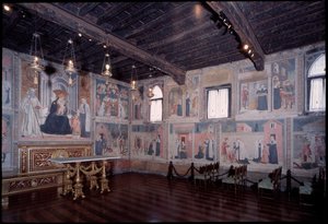 Vista general de la vida de Santa Francesca romana (fresco)