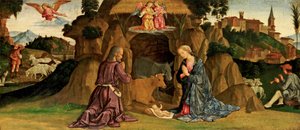 La Natividad, 1480s de Antoniazzo Romano