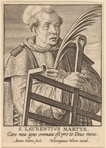San Lorenzo Mártir de Antonie Wierix