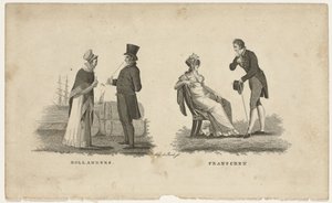 Holandeses y franceses
Hollanders Franschen (título en el objeto) de Antonie van der Beek