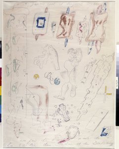 Nunca real y siempre verdadero - Enero 1945 (dessin) de Antonin Artaud