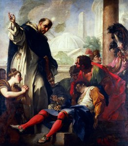 Italiano: Milagro de Santo Domingo Milagro de Santo Domingo de Antonio Balestra