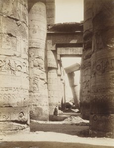 Interior de la sala hipóstila, Karnak