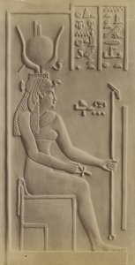 Isis, Templo en Dendera de Antonio Beato