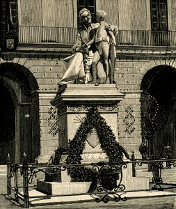 Monumento a Francesca Capece (1769-1848), por Antonio Bortone (1844-1938), Maglie, Apulia, Italia de Antonio Bortone