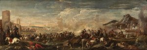 Escena de batalla de Antonio Calza