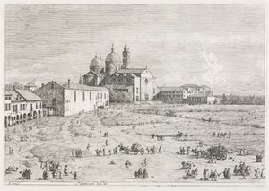 Vistas: Iglesia de Santa Justina en Prà della Valle, Padua, 1735-1746 de Giovanni Antonio Canal