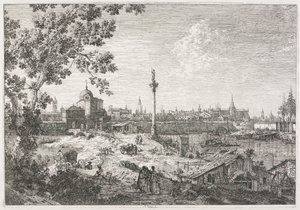 Vistas: Vista imaginaria de Padua de Antonio Canaletto