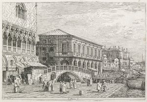 Vistas: La prisión, Venecia de Antonio Canaletto
