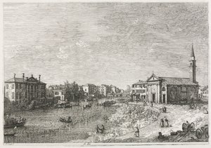 Vistas: Vista de Dolo, una ciudad en el Brenta, al oeste de Venecia, 1735-1746