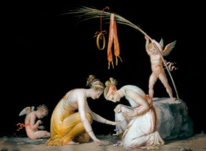 Jugadores de astrágalos de Antonio Canova