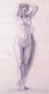 Figura femenina con los brazos levantados por Antonio Canova de Antonio Canova