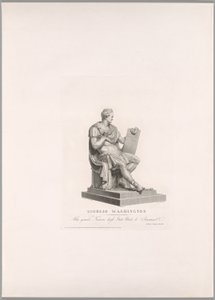 George Washington, vista frontal, de Oeuvre de Canova de Antonio Canova