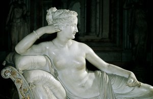 Paolina Borghese como Venus Victrix de Antonio Canova