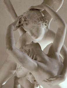 Psique devuelta a la vida por el beso de Amor ... de Antonio Canova