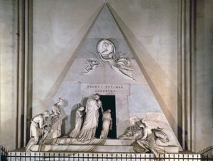 Tumba de la archiduquesa María Cristina, hija favorita de la emperatriz María Teresa de Austria, 1798-1805