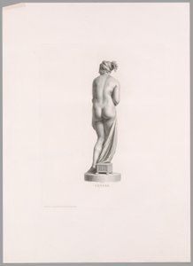 Venus, vista trasera, de la obra de Canova