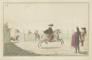 Plate I, from the series Colección de las principales suertes de una corrida de toros (Collection of the Main Actions in a Bullfight)
