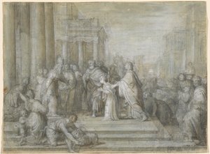 La Presentación de la Virgen en el Templo de Antonio Cavallucci