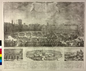 Ilustración de las fiestas de Antonio Cioci or Ciocchi