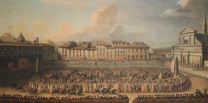 La carrera de los caballos berberiscos de Antonio Cioci or Ciocchi