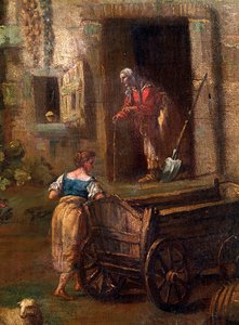 Paisaje italiano (detalle), siglo XVIII de Antonio Diziani