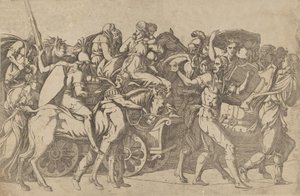 Un ejército romano en marcha - Convoy de tropas de Antonio Fantuzzi