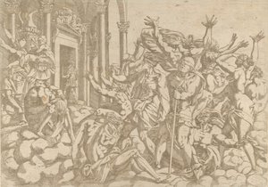 Ignorancia derrotada, 1540-45 de Antonio Fantuzzi