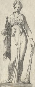 Melpómene, del sarcófago Mattei, Roma, 1540-45 de Antonio Fantuzzi