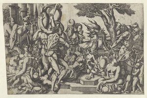 Escena de sacrificio de Antonio Fantuzzi