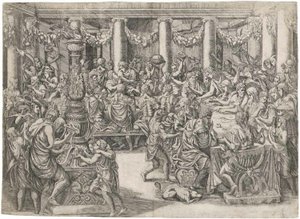 El banquete de Escipión de Antonio Fantuzzi