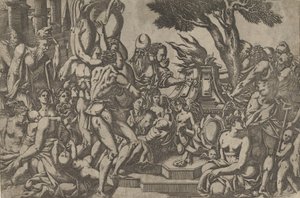 El Sacrificio, 1542 de Antonio Fantuzzi