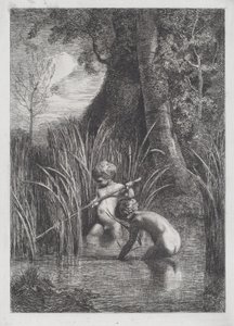 La pesca de Antonio Fontanesi