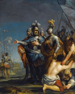 San Luis partiendo para la cruzada