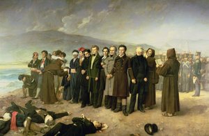 Ejecución de José María de Torrijos y Uriarte (1791-1831) y sus compañeros en 1831, 1888 de Antonio Gisbert