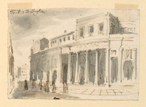 Exterior, Teatro en Brescia de Antonio Giuseppe Basoli