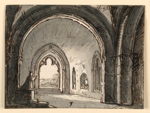 Interior de la Iglesia Cerca de Faenza