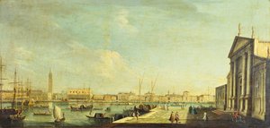 El Bacino di San Marco, Venecia (óleo sobre lienzo) de Antonio Joli
