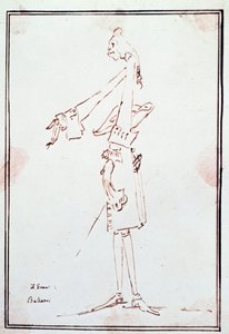 Retrato de Filippo Balatri (1676-1756) castrato italiano. Caricatura de Anton Maria Zanetti (1679-1767). Siglo XVIII Colección privada de Antonio Maria Zanetti