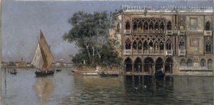 Vista de Venecia de Antonio Maria de Reyna Manescau